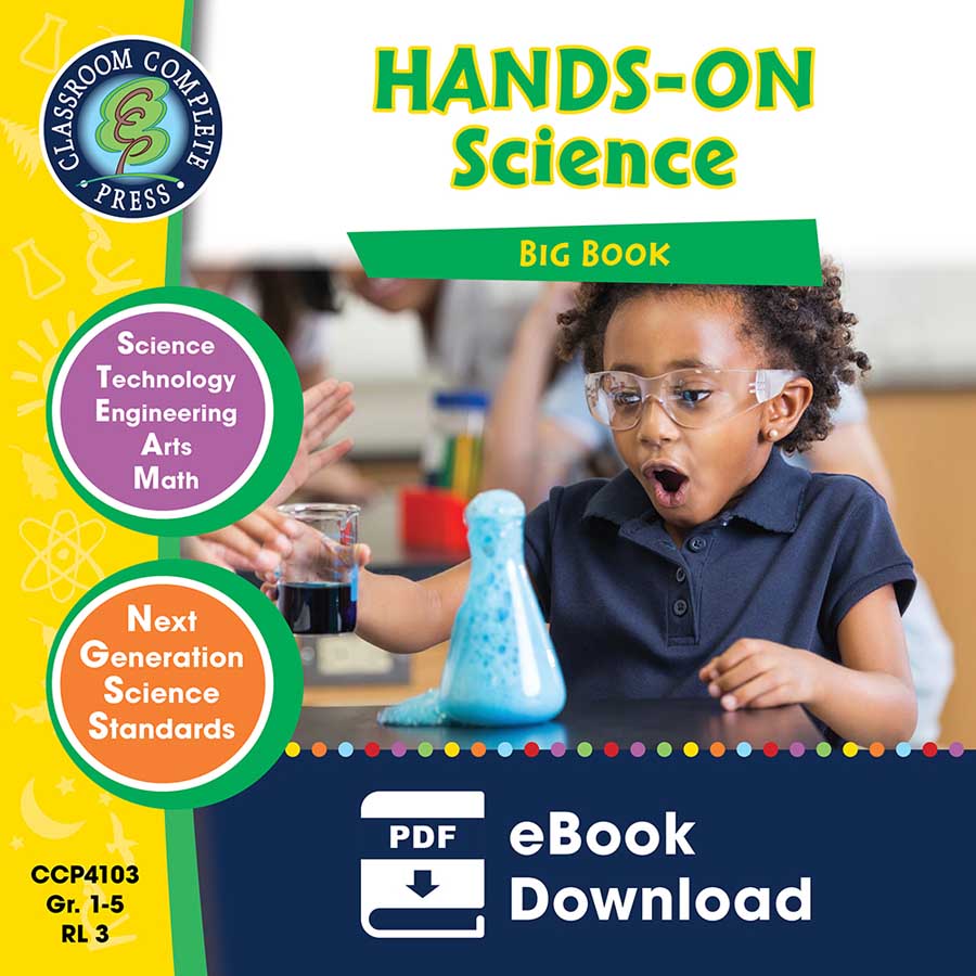 Hands-On STEAM Science Big Book Gr. 1-5 - eBook