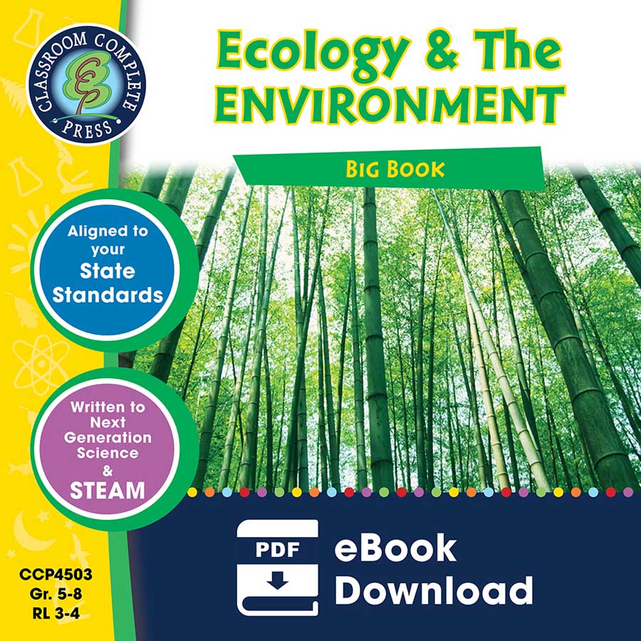 Ecology & The Environment Big Book Gr. 5-8 - eBook