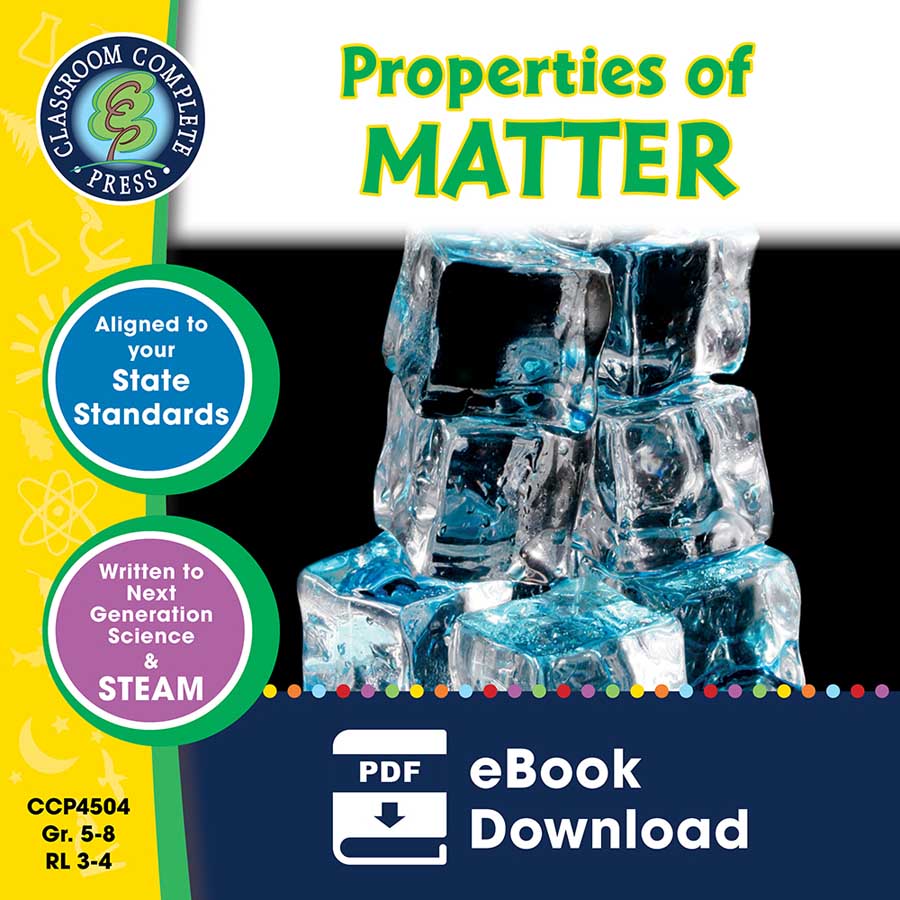 Properties of Matter Gr. 5-8 - eBook