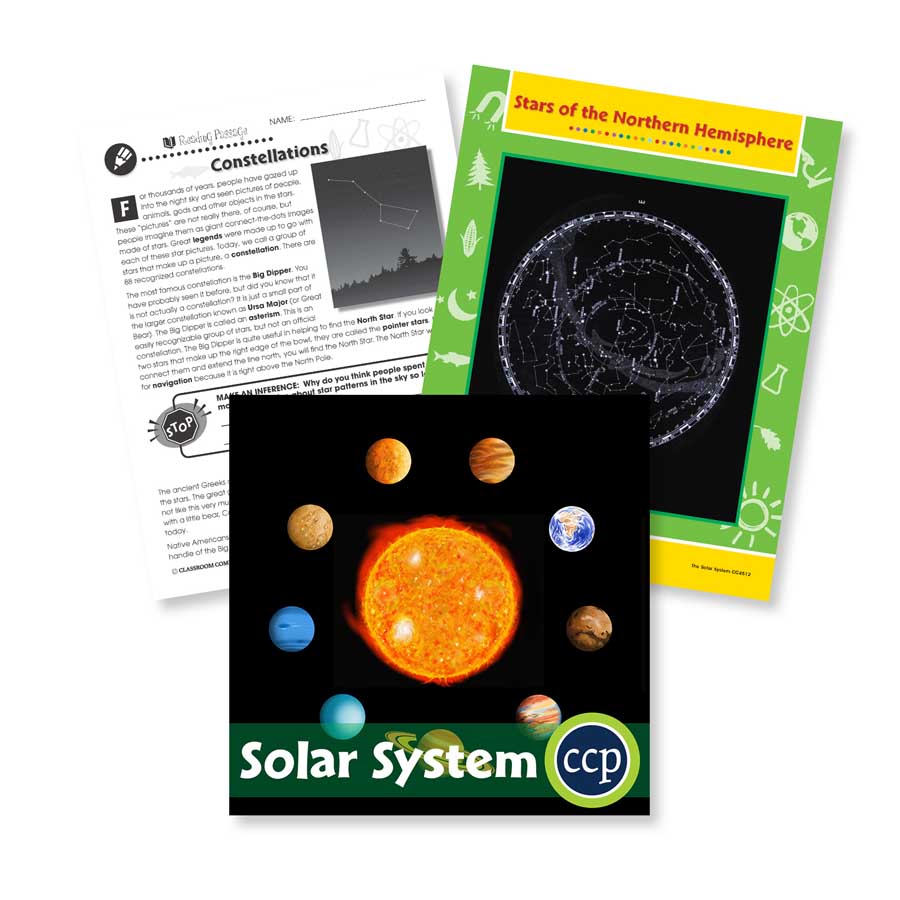 Solar System: Constellations Map Gr. 5-8 - WORKSHEET - eBook