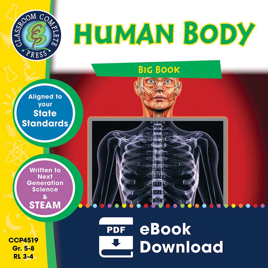 Human Body Big Book Gr. 5-8 - eBook