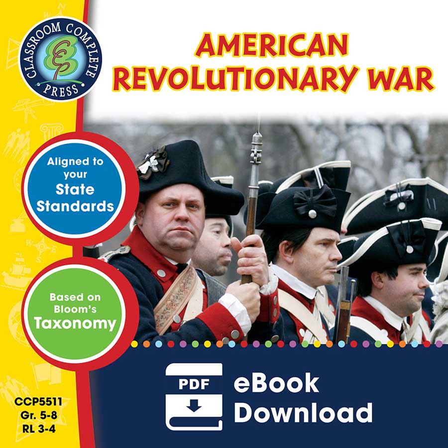 American Revolutionary War Gr. 5-8 - eBook