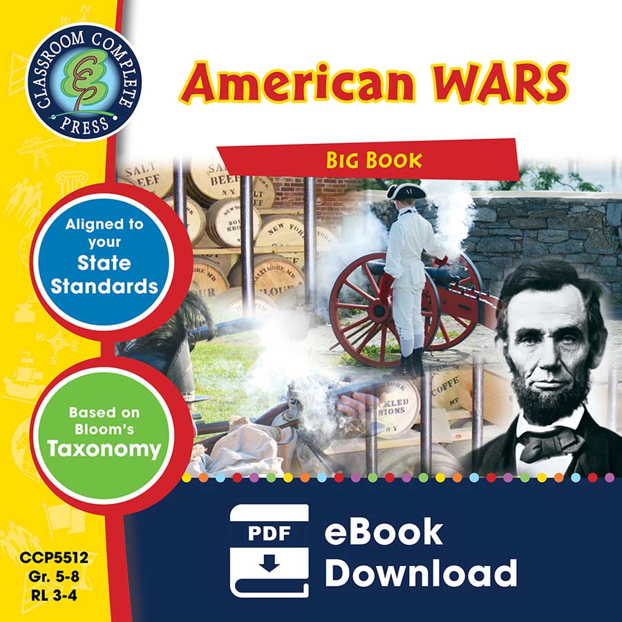 American Wars Big Book Gr. 5-8 - eBook