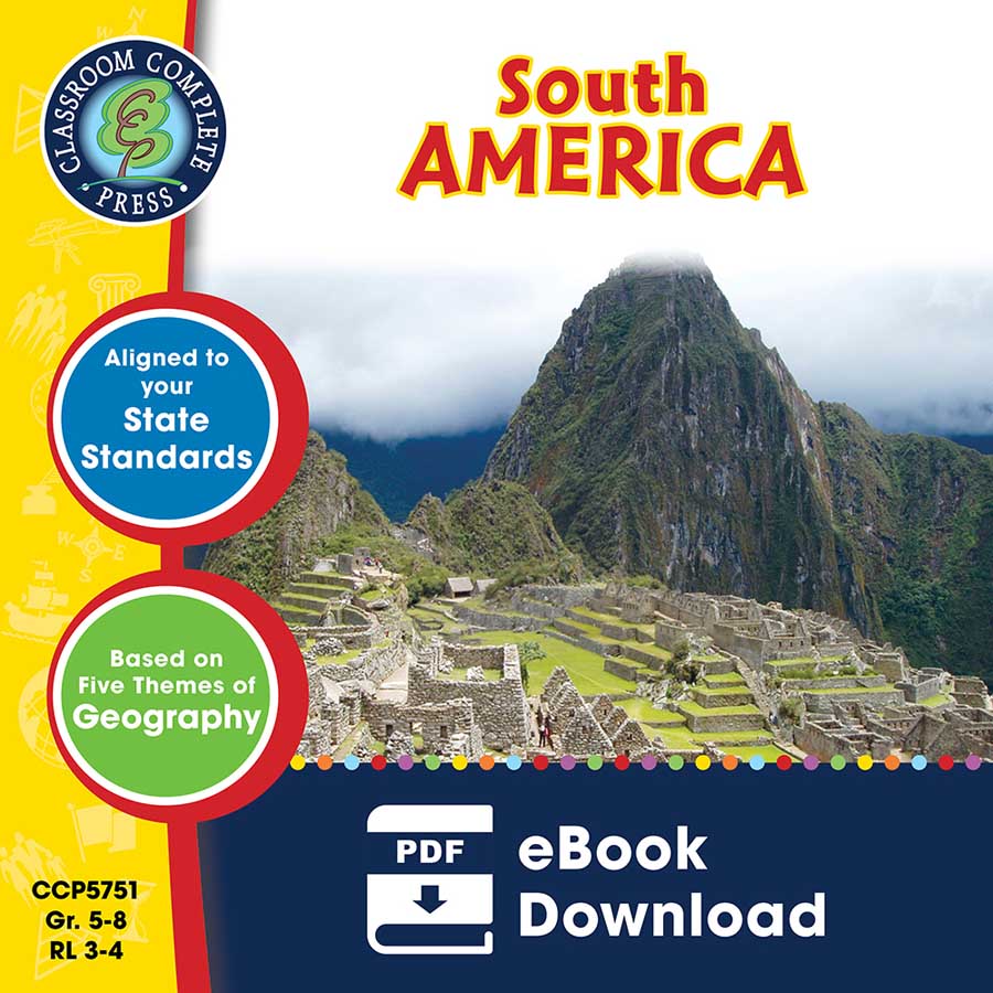 South America Gr. 5-8 - eBook