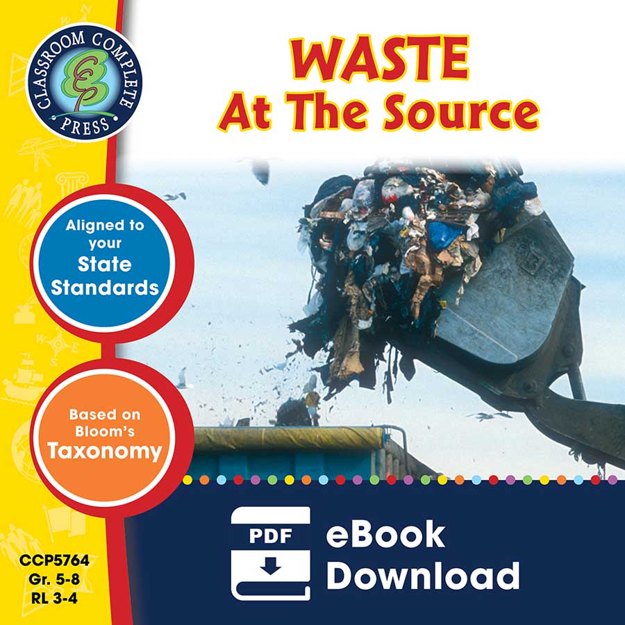 Waste: At the Source Gr. 5-8 - eBook