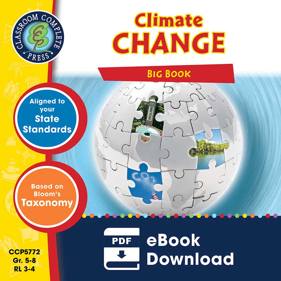 Climate Change Big Book Gr. 5-8 - eBook
