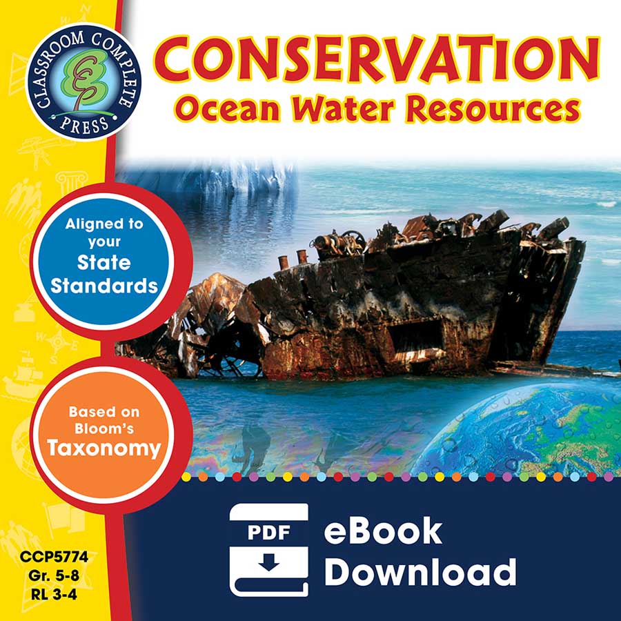 Conservation: Ocean Water Resources Gr. 5-8 - eBook
