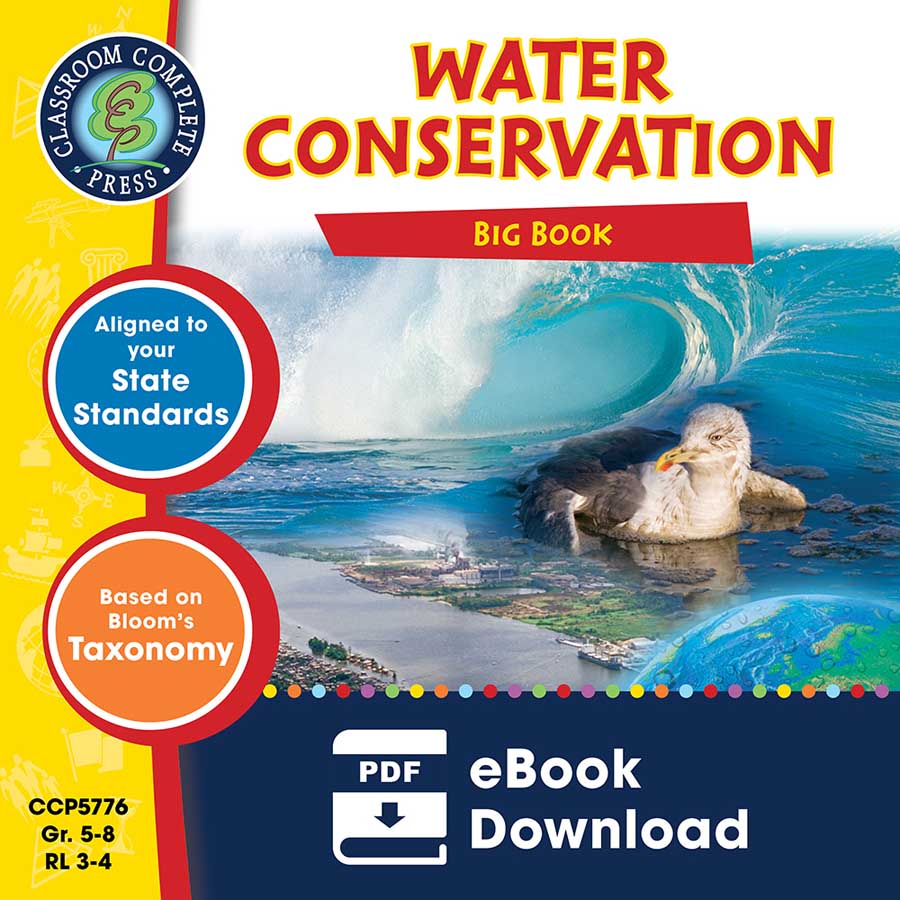 Water Conservation Big Book Gr. 5-8 - eBook