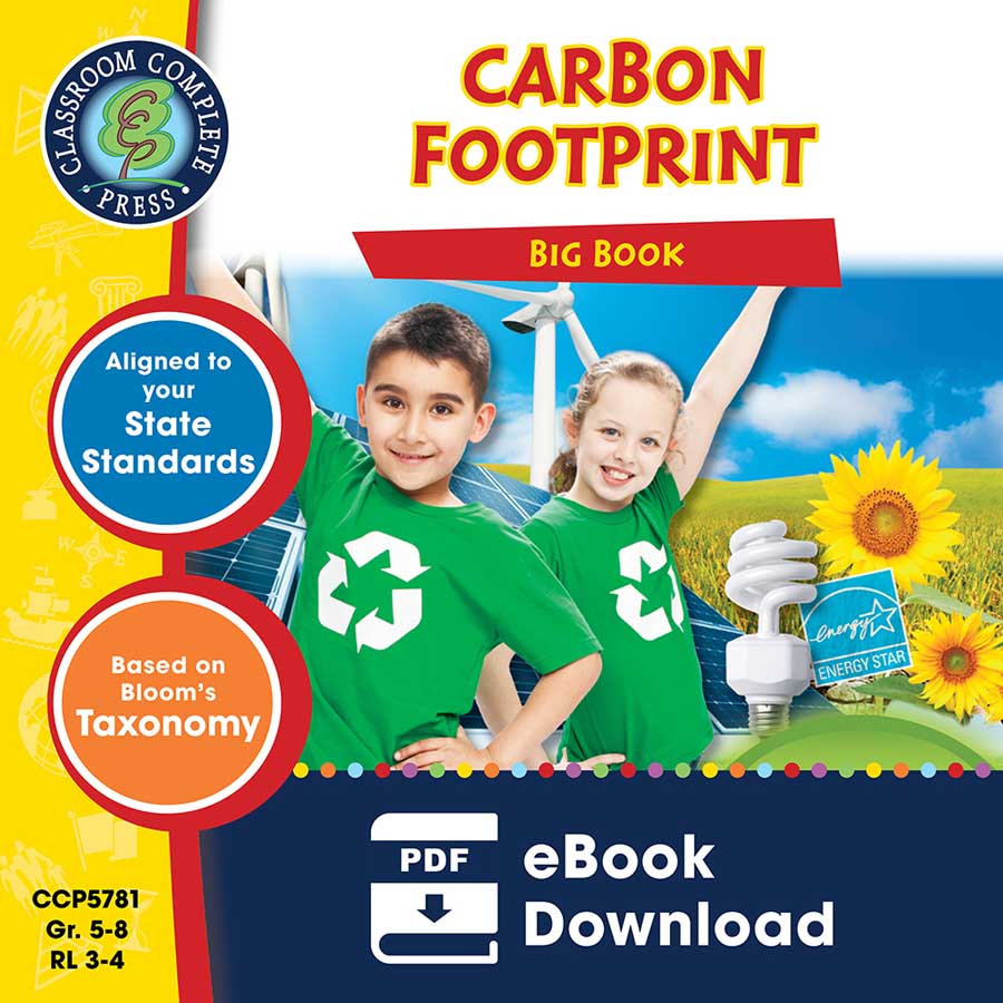 Carbon Footprint Big Book Gr. 5-8 - eBook