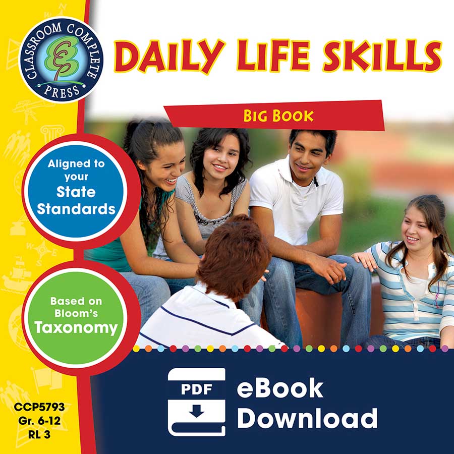 Daily Life Skills Big Book Gr. 6-12 - eBook