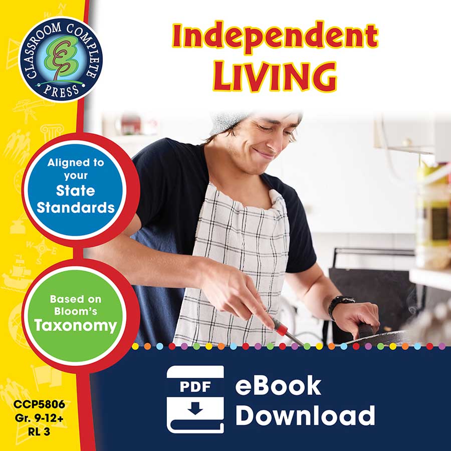 Practical Life Skills - Independent Living Gr. 9-12+ - eBook