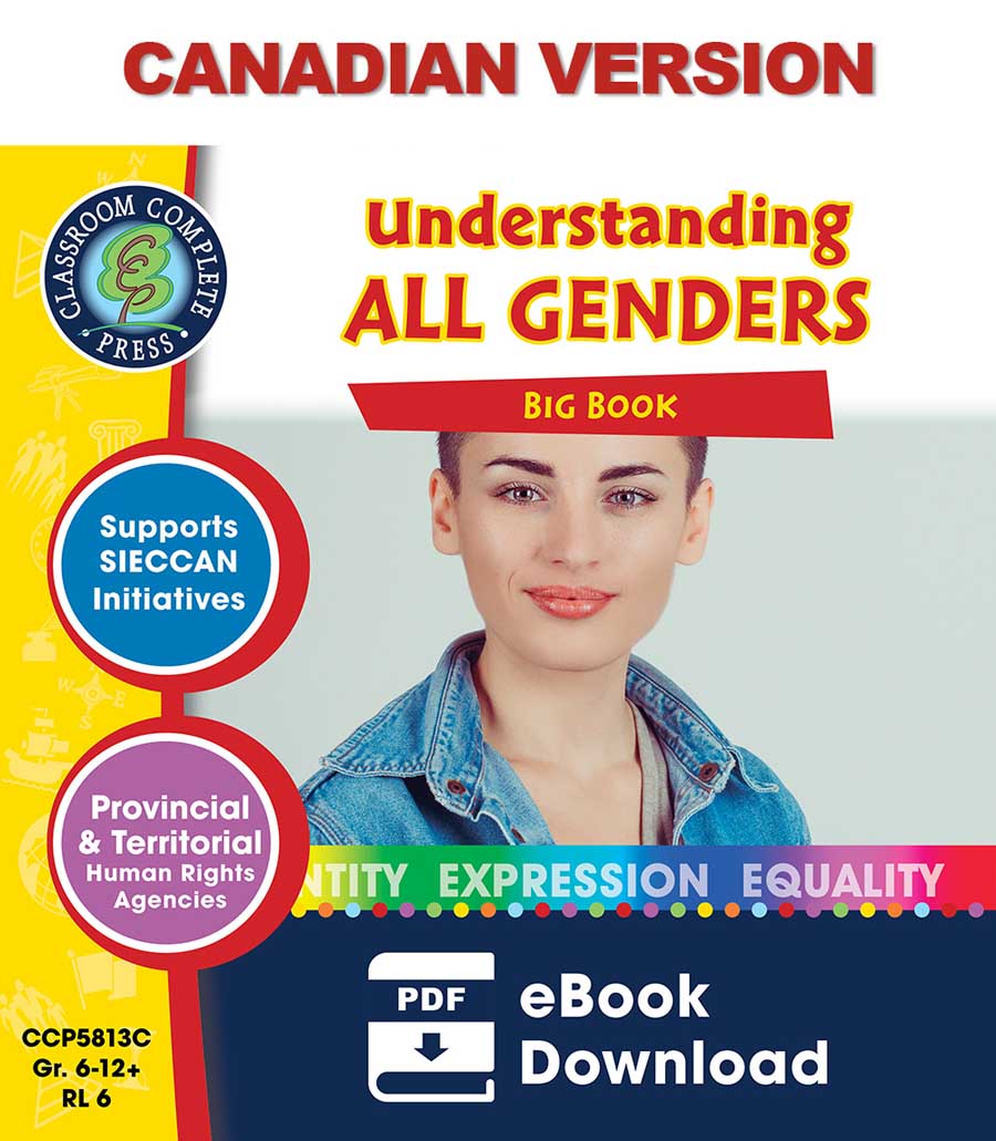 Understanding All Genders Big Book - Canadian Content Gr. 6-Adult - eBook