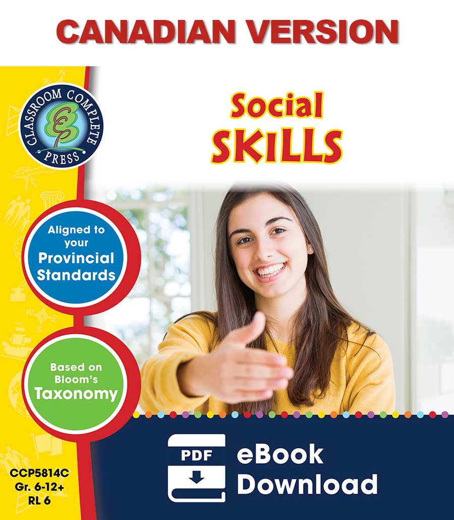 Real World Life Skills - Social Skills - Canadian Content Gr. 6-12+ - eBook