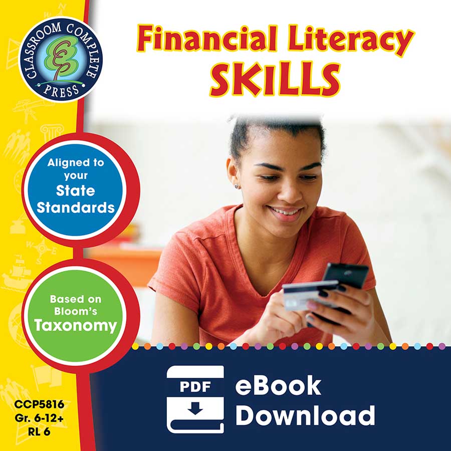 Real World Life Skills - Financial Literacy Skills Gr. 6-12+ - eBook