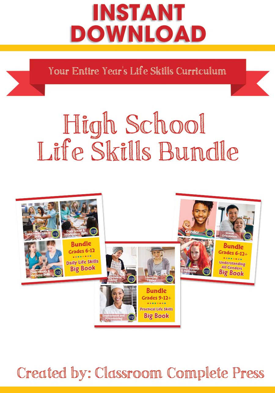 High School Life Skills Bundle Gr. 6-12+