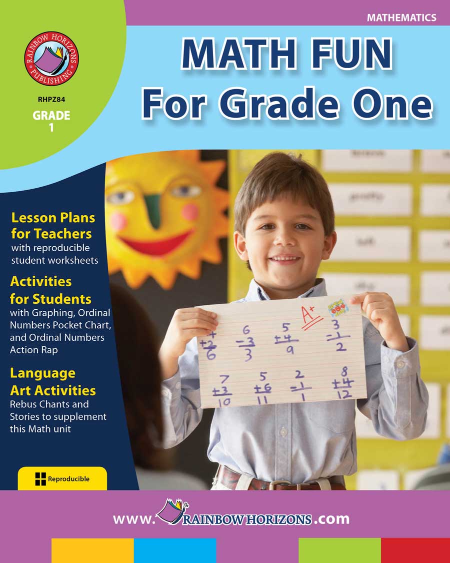 Math Fun For Grade One Gr. 1 - print book