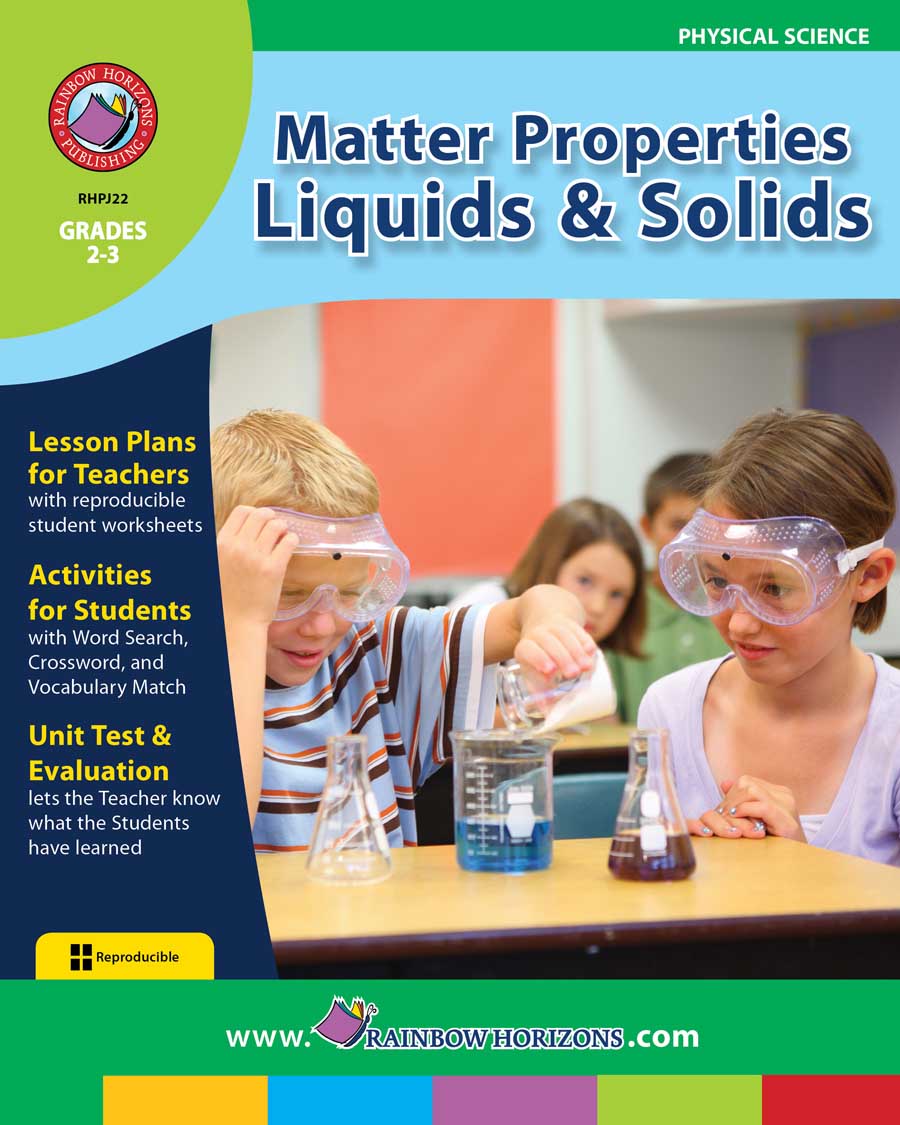 Matter Properties: Liquids & Solids Gr. 2-3 - print book