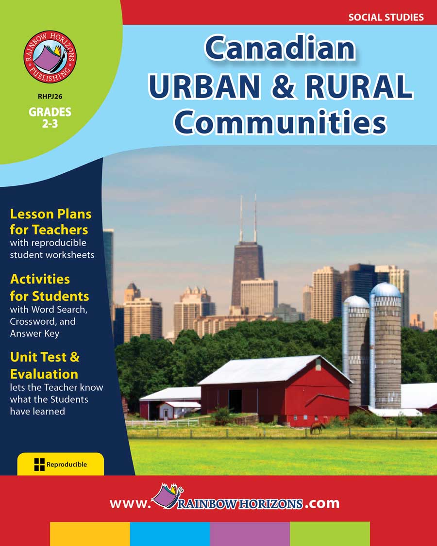 Canadian Urban And Rural Communities Gr. 2-3 - print book