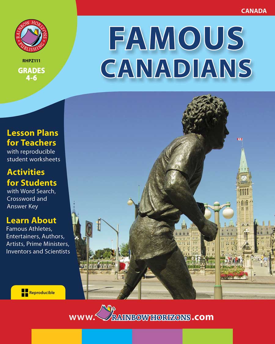 Famous Canadians Gr. 4-6 - print book