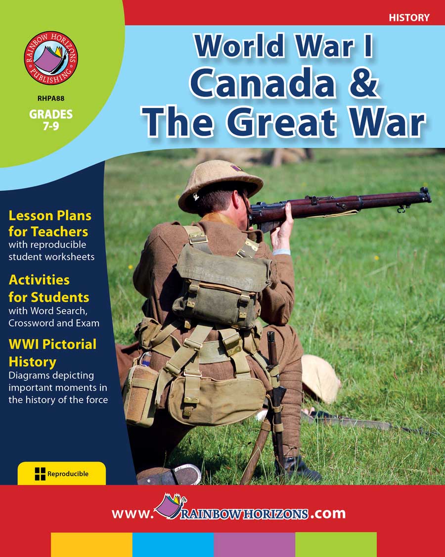 World War I: Canada & The Great War Gr. 7-9 - print book