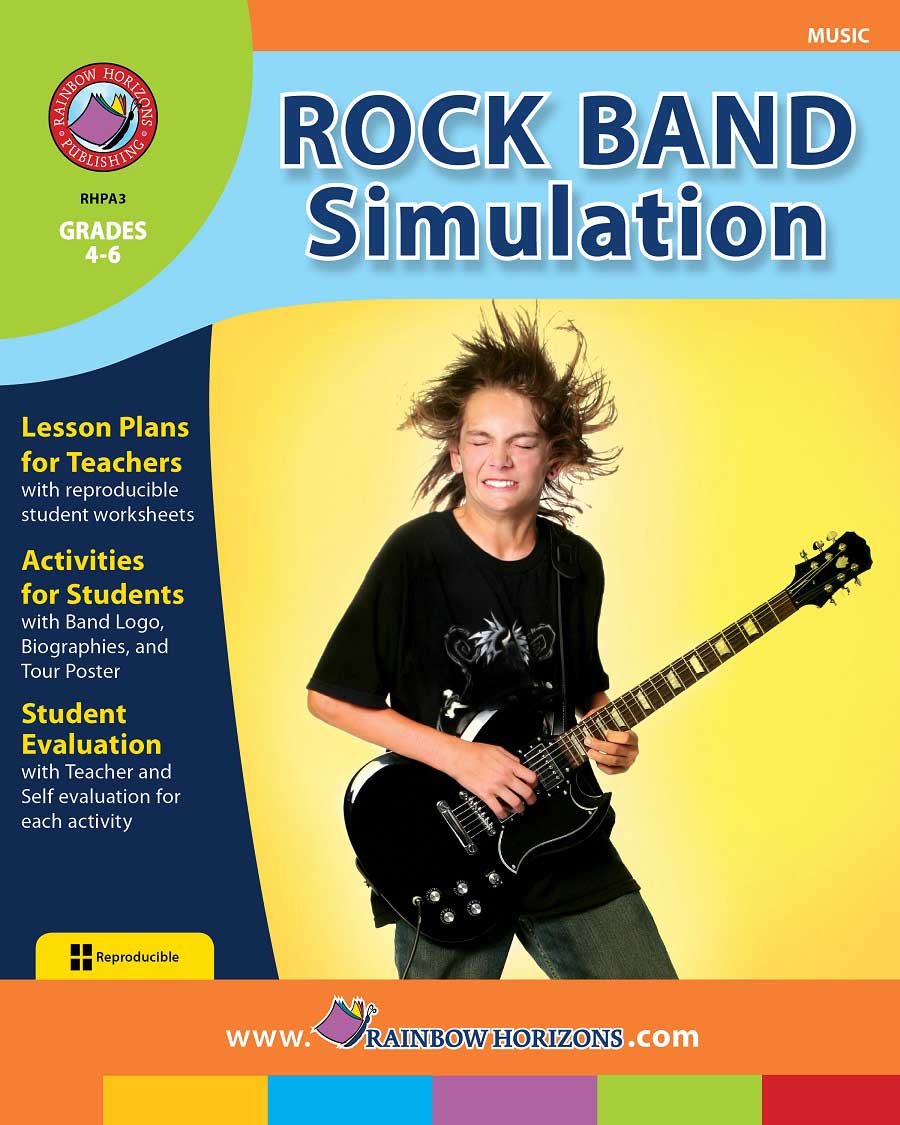 Rock Band Simulation Gr. 4-6 - print book