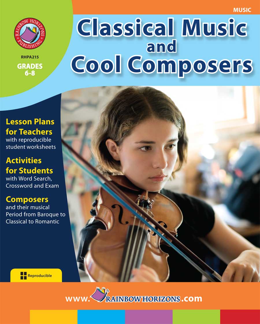 Classical Music & Cool Composers Gr. 6-8 - print book