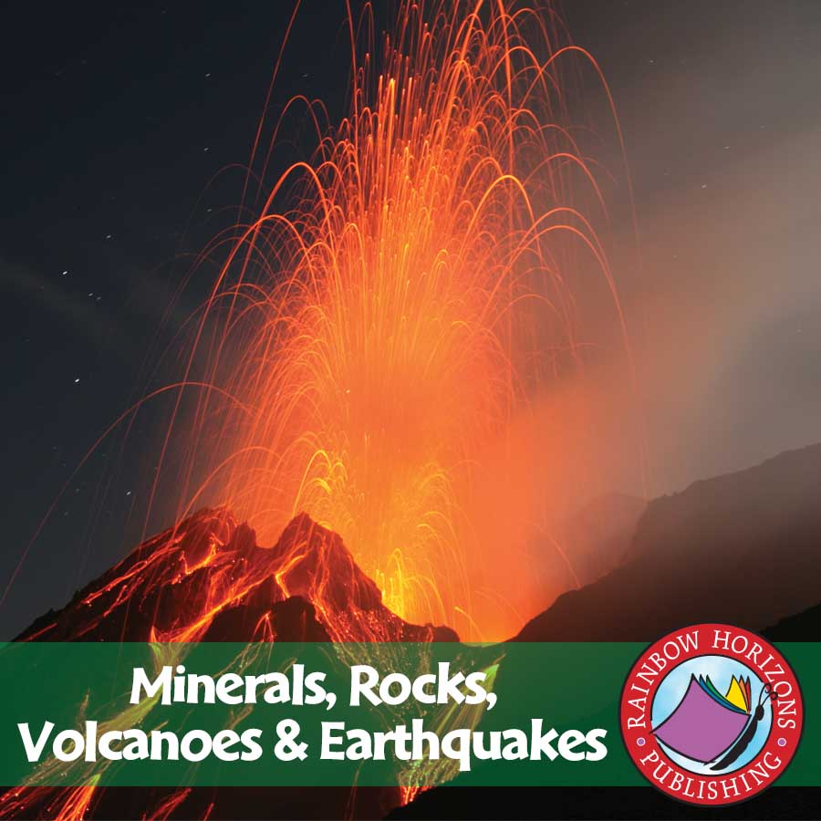 Minerals, Rocks, Volcanoes & Earthquakes Gr. 4-7 - eBook